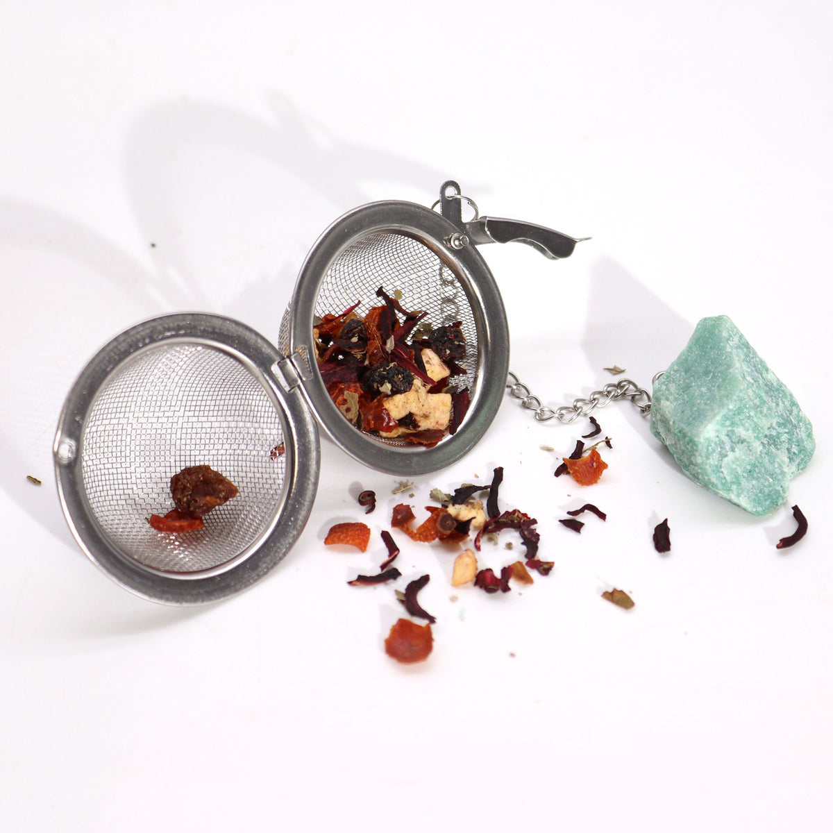 Infuseur à thé en obsidienne noire – pierre brute