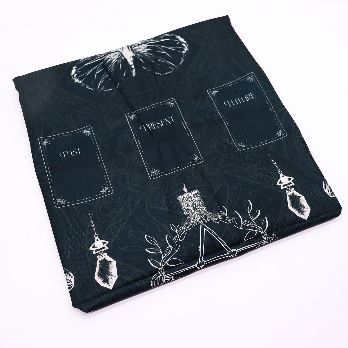 Tissu de tirage de tarot Ancient Witch – 75 × 75 cm