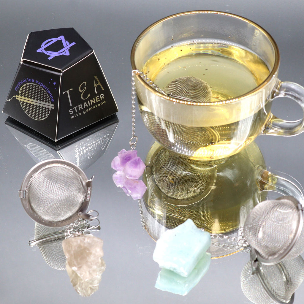 Infuseur à thé en obsidienne noire – pierre brute