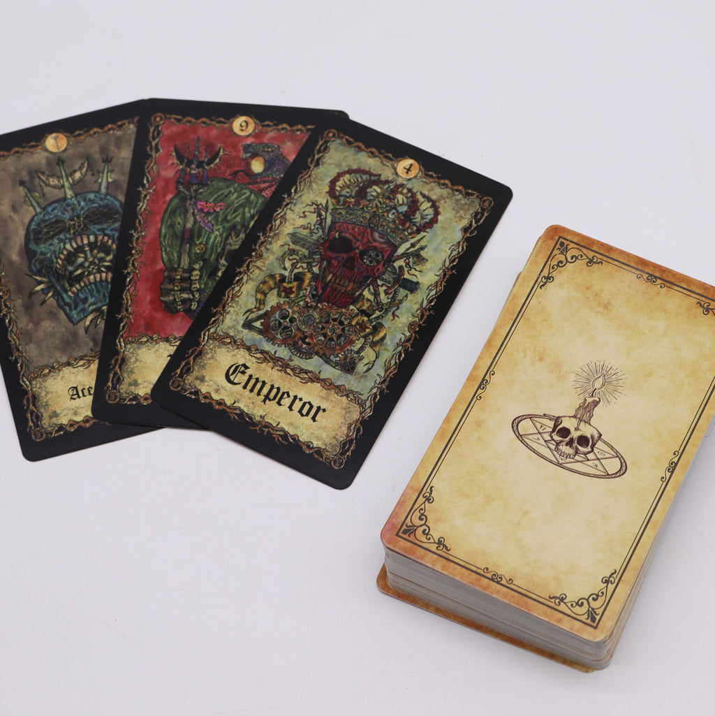 Tarot Requiem Arcana – 78 cartes avec livret, style gothique