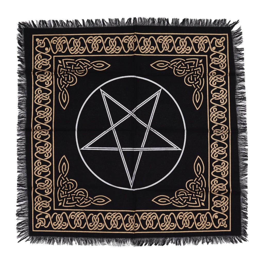 Tapis d’autel à franges – Pentagramme