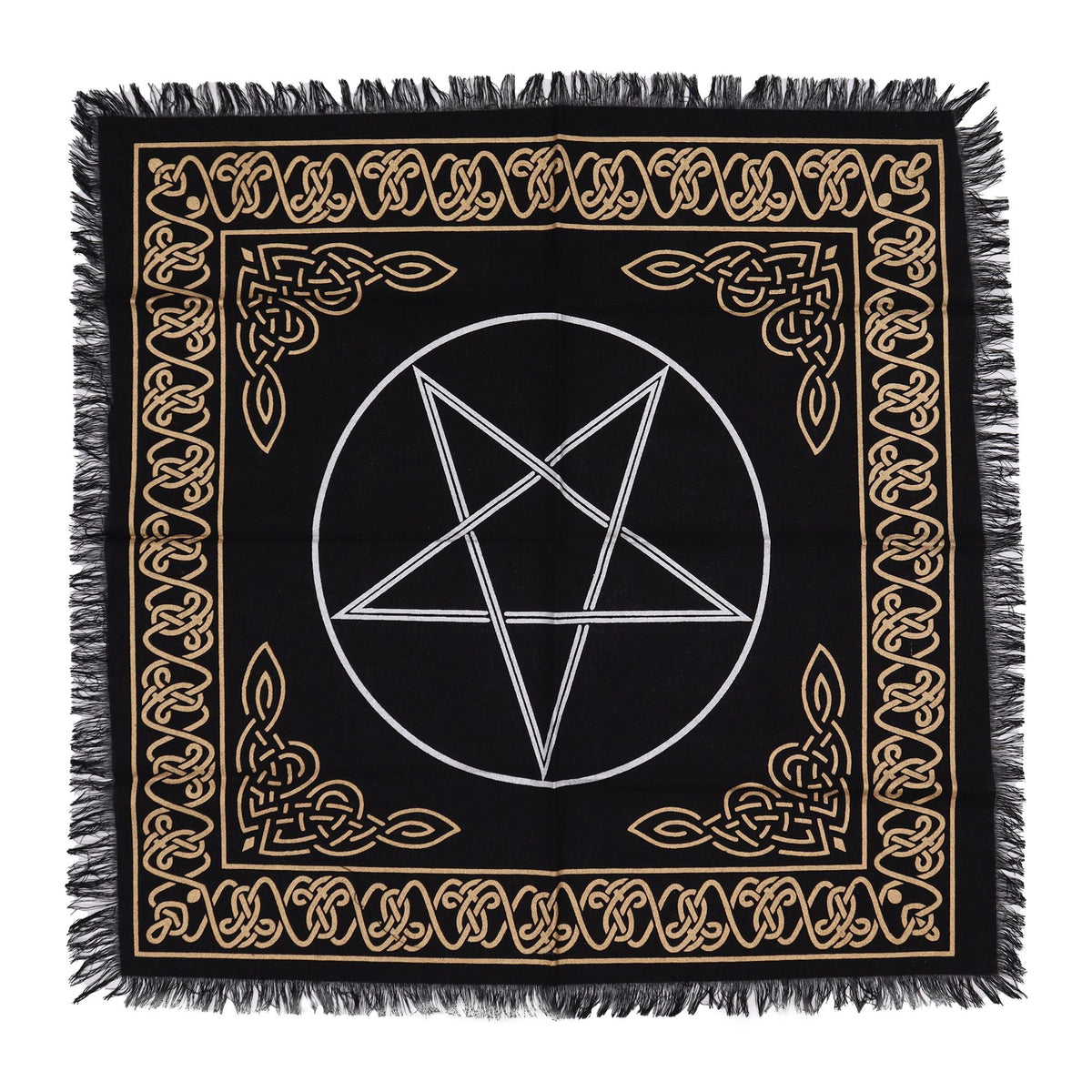Tapis d’autel à franges – Pentagramme