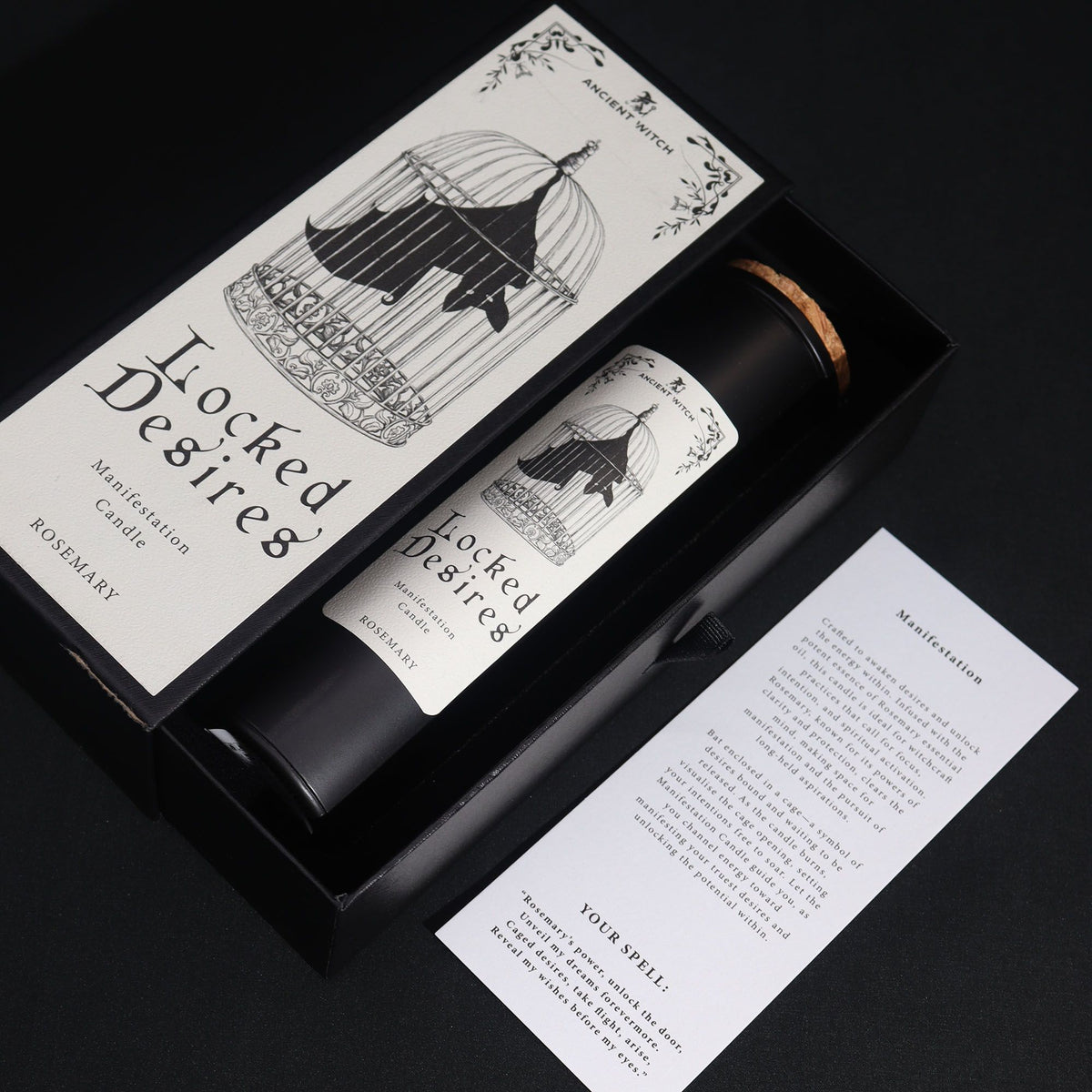 Bougie rituelle Ancient Witch – Désirs enfouis