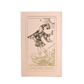 Coffret tarot rose à dorures rubis avec livret